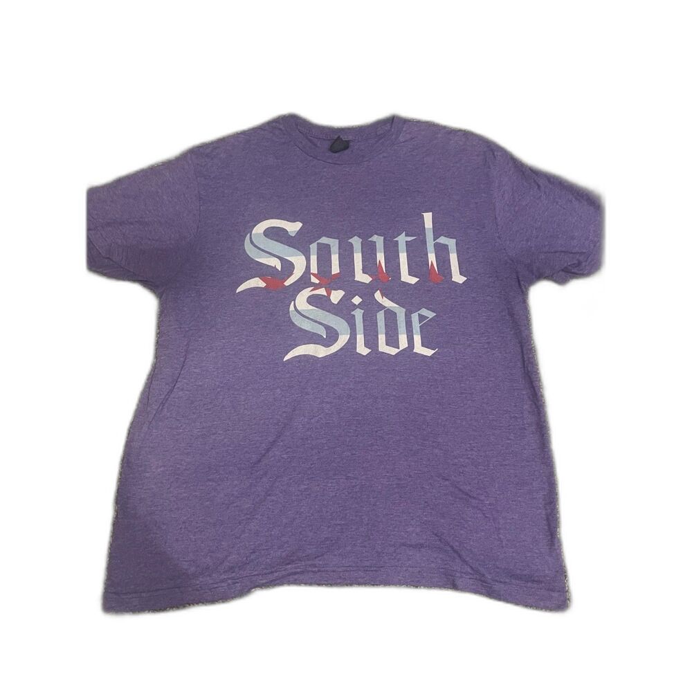 Chicago White Sox South Side Purple Short Sleeve Shirt L